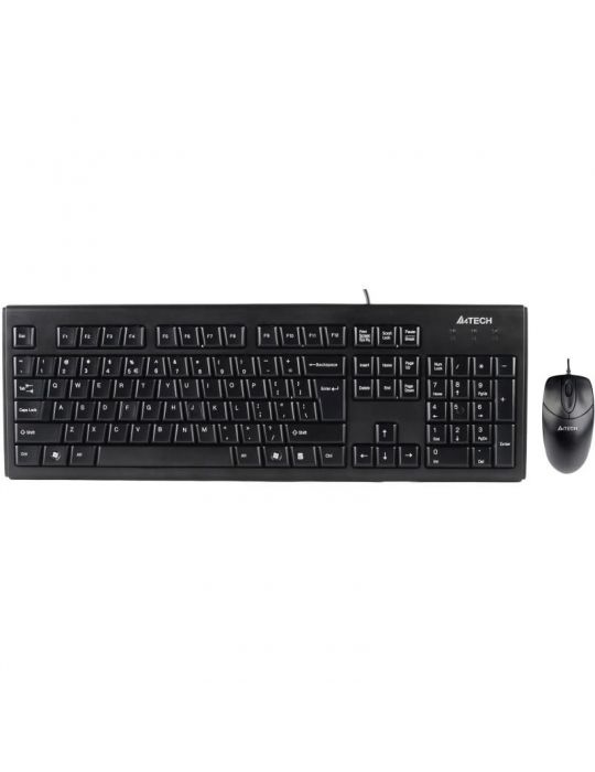Kit tastatura + mouse a4tech krs-8372 cu fir negru tastatura A4tech - 1