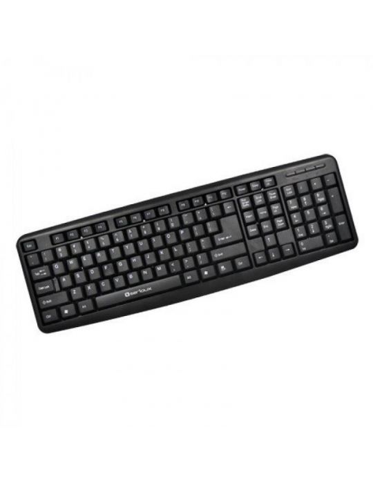 Tastatura serioux 9400usb cu fir us layout neagra 104 taste Serioux - 1
