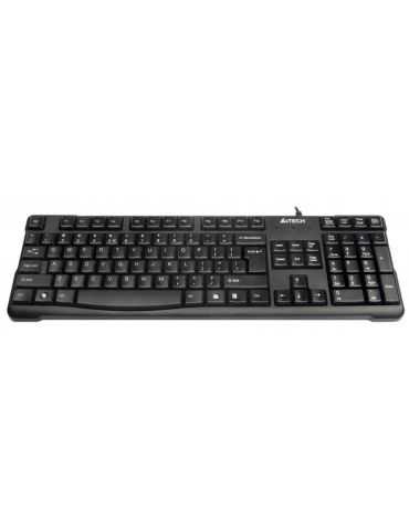 Tastatura a4tech kr-750 cu fir us layout neagra natural_a shape A4tech - 1 - Tik.ro