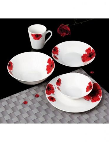 Bol portelan  20 cm  red flowers
950 ml Vanora - 1