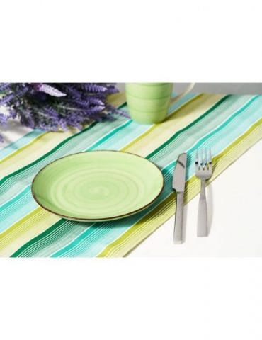 Set 6 farfurii desert ceramica 19 cm gala green Heinner - 1