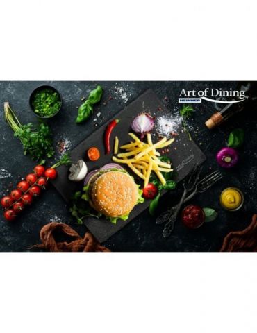 Platou ardezie dreptunghiular 30x20cm
dimensiuni :30x20cm
grosime :4-7mm
 greutate : Heinner - 1