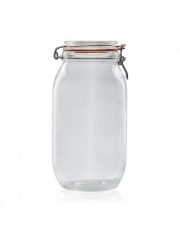 Borcan depozitare sticla + capac 2000 ml Vanora - 1