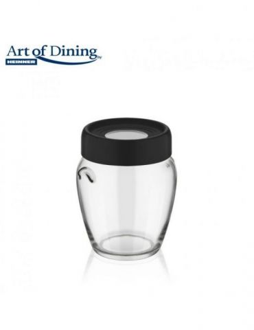 Borcan depozitare sticla cu capac580 ml dia: 10 cm inaltime: Heinner - 1