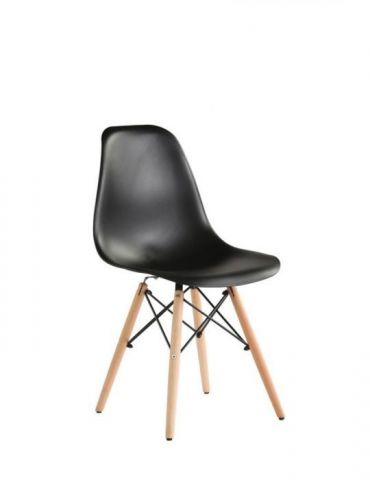 Scaun truly 82x58x57 cm negru-set 4 buc
 dimensiuni produs : Heinner - 1