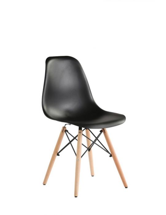 Scaun truly 82x58x57 cm negru
 dimensiuni produs : 
inaltime 82 Heinner - 1