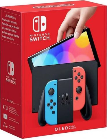 Nintendo switch oled console 7 blue/red Nintendo - 1 - Tik.ro