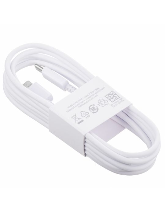 Cablu de date Samsung GP-TOU021RFCWW, USB-C - USB-C, 1.8m, White Samsung - 3