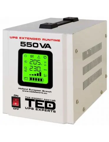 UPS centrala termica 550VA / 300W Runtime Extins TED Electric TED Electric - 1 - Tik.ro