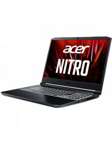 Laptop Acer Nitro 5 AN515-45, AMD Ryzen 5 5600H, 15.6inch, RAM 16GB, SSD 512GB, nVidia GeForce RTX 3060 6GB, No OS, Black Acer -