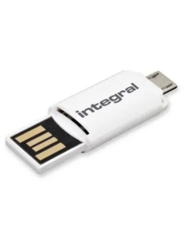 Integral INCROTGMSD cititoare de carduri USB/Micro-USB Alb Integral - 1 - Tik.ro
