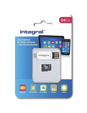 Integral INMSDX64G10-SPTOTGR memorii flash 32 Giga Bites MicroSDXC UHS-I Clasa 10 Integral - 2