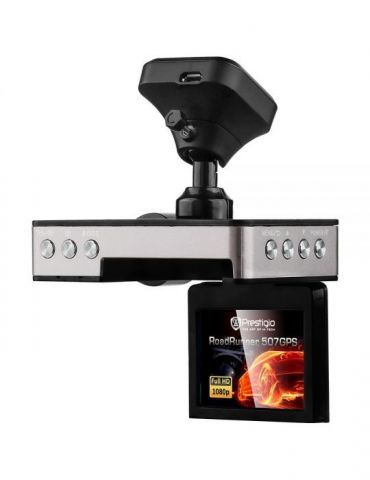 Car video recorder prestigio roadrunner 507gps (fhd 1920x1080@25fps 2.0 inch Prestigio - 1