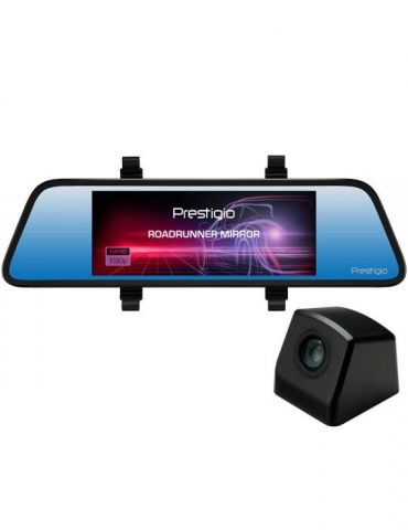 Prestigio roadrunner mirror 6.86'' (1280x480) touch display dual camera: front Prestigio - 1 - Tik.ro
