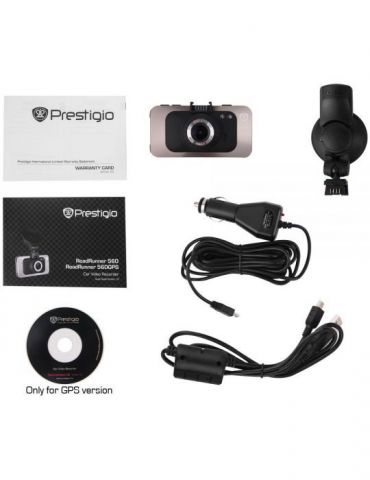 Car video recorder prestigio roadrunner 560gps (fhd 1920x1080@30 fps 3.0 Prestigio - 1