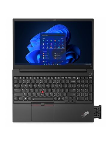Laptop Lenovo ThinkPad E15 Gen 4, Intel Core i5-1235U, 15.6inch, RAM 8GB, SSD 256GB, Intel Iris Xe Graphics, No OS, Black Lenovo