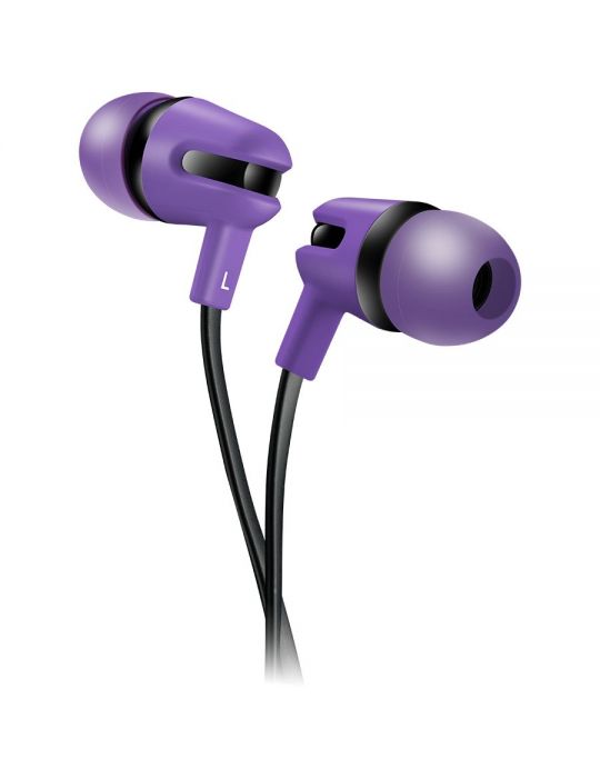 Canyon sep-4 stereo earphone with microphone 1.2m flat cable purple Canyon - 1