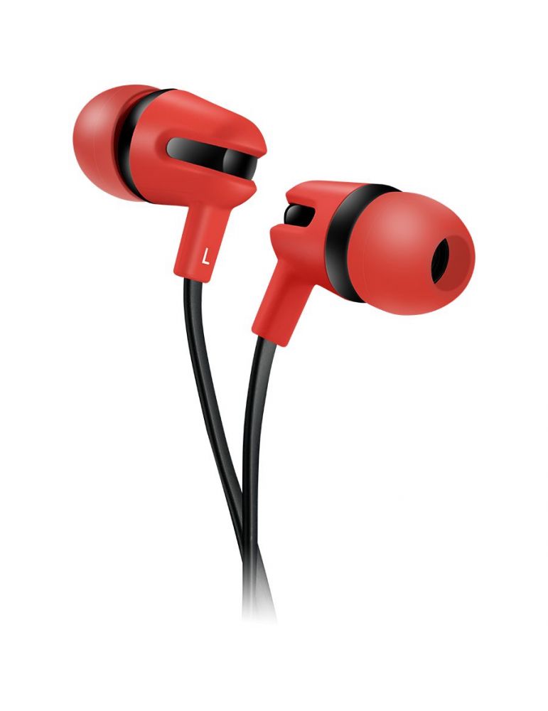 Casti cu microfon Canyon CNS-CEP4R, 3.5mm jack, Red