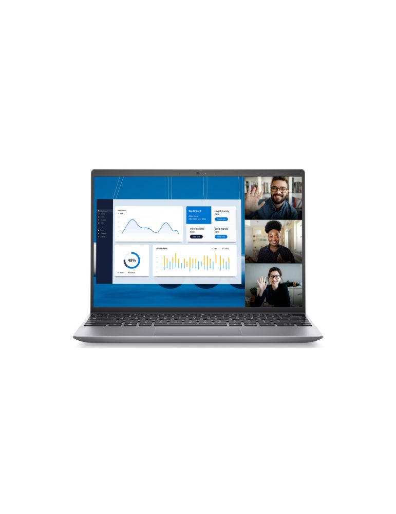 Laptop Dell Vostro 5320, Intel Core i5-1240P, 13.3inch, RAM 16GB, SSD 512GB, Intel Iris Xe Graphics, Windows 11 Pro, Titan Gray