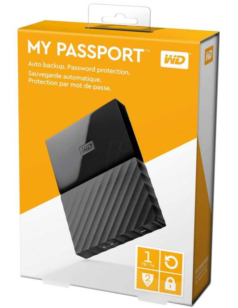 Hdd extern wd 1tb my passport 25 usb 3.0 negru