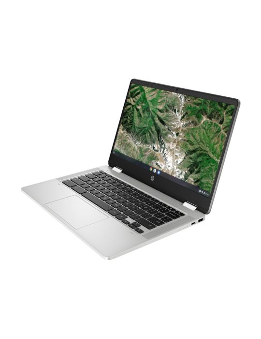 Laptop 2-in-1 HP Chromebooke X360 14A-CA0002NN,Intel Pentium Silver N5030,14",RAM 4GB,eMMC 128GB,Chrome OS,Silver Hp - 3