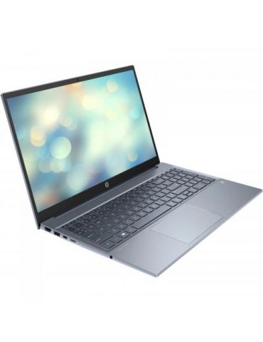 Laptop HP Pavilion 15-eh1005nq, AMD Ryzen 7 5700U, 15.6inch, RAM 8GB, SSD 512GB, AMD Radeon Graphics, Windows 11 Home, Fog Blue 
