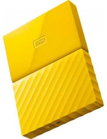 Hdd extern wd 2tb my passport 25 usb 3.0 galben Wd - 1