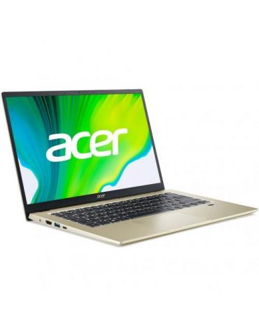 Laptop Acer Swift 3X SF314-510G-57G4,Intel Core i5-1135G7,14",RAM 8GB,SSD 512GB,Intel Iris Xe Graphics,Win 10 Home,Safari Gold A