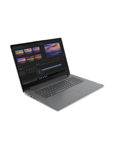 Laptop Lenovo V17 G2 ITL, Intel Core i7-1165G7, 17inch, RAM 8GB, SSD 512GB, nVidia Geforce MX350 2GB, No OS, Iron Grey Lenovo - 
