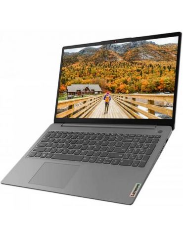 Laptop Lenovo IdeaPad 3 15ALC6, AMD Ryzen5 5500U, 15.6inch, RAM 8GB, SSD 512GB, AMD Radeon Graphics, No OS, Arctic Grey Lenovo -