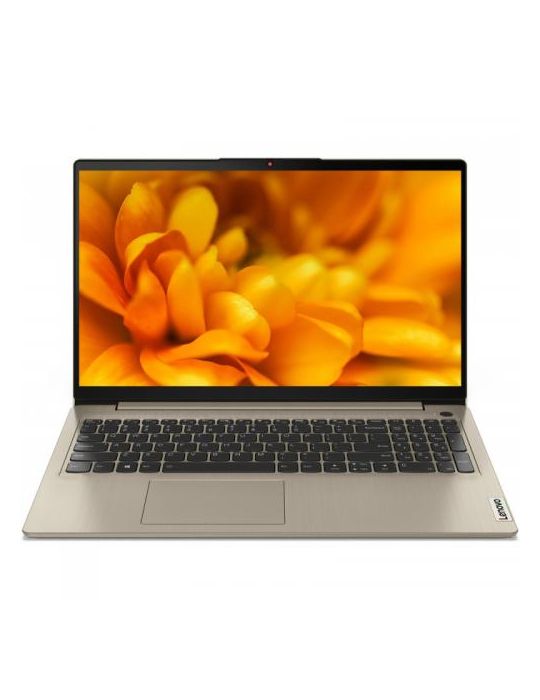 Laptop Lenovo IdeaPad 3 15ITL6, Intel Core i5-1135G7, 15.6inch, RAM 8GB, SSD 256GB, Intel Iris Xe Graphics, No OS, Sand Lenovo -