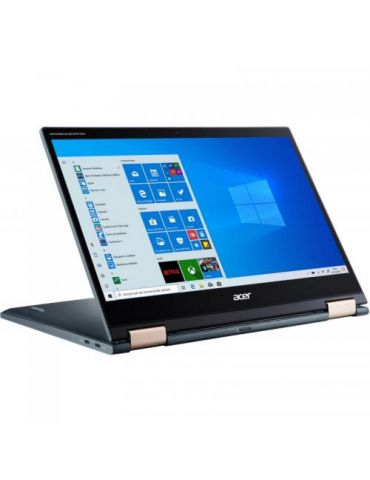 Laptop 2-in-1 Acer Spin 7 SP714-61NA,14",DDR4 8GB,Nand Flash 256GB,Adreno 685 Graphics,Win 10 Pro,Blue Acer - 3