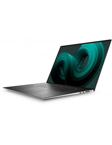 Laptop DELL 17'' XPS 17 9710,Intel® Core™ i9-11900H,32GB DDR4, 1TB SSD, GeForce RTX 3060 6GB, Win 11 Pro, Platinum Silver Dell -