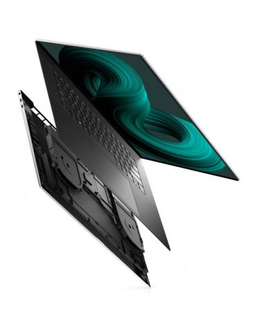 Laptop DELL 17'' XPS 17 9710,Intel® Core™ i9-11900H,32GB DDR4, 1TB SSD, GeForce RTX 3060 6GB, Win 11 Pro, Platinum Silver Dell -