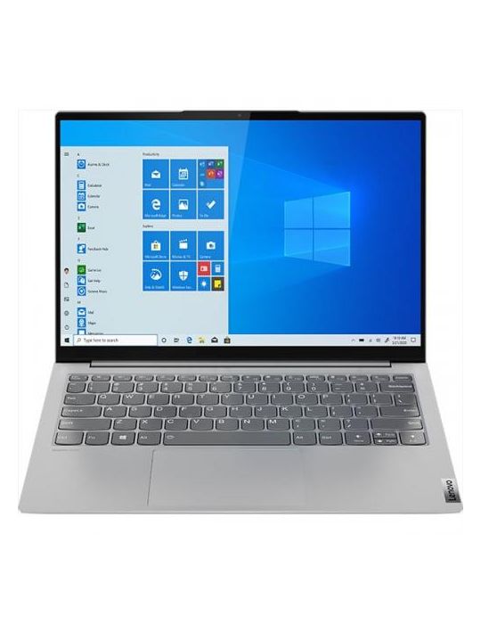 Laptop Lenovo Yoga Slim 7 13ACN5, AMD Ryzen 5 5600U, 13.3", RAM 8GB, SSD 512GB, AMD Radeon Graphics, Win 11 Home, Light Silver L