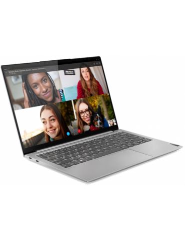 Laptop Lenovo Yoga Slim 7 13ACN5, AMD Ryzen 5 5600U, 13.3", RAM 8GB, SSD 512GB, AMD Radeon Graphics, Win 11 Home, Light Silver L