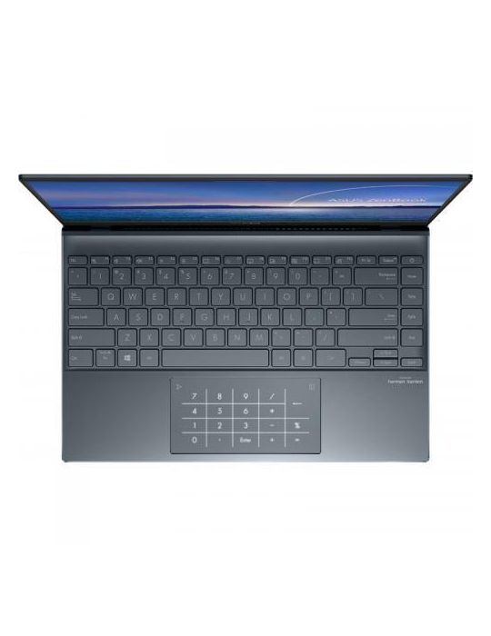 Laptop ASUS ZenBook 14 ,AMD Ryzen 7 5800H,14",RAM 16GB,SSD 1TB,AMD Radeon Graphics,Win 11 Home,Pine Grey Asus - 5