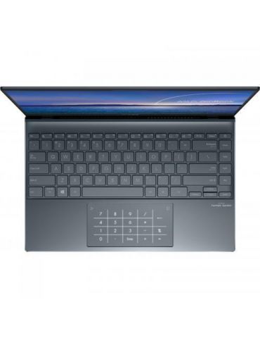 Laptop ASUS ZenBook 14 UM425QA-KI180W,AMD Ryzen 5 5600H,14",RAM 16GB,SSD 512GB,AMD Radeon Graphics,Win 11 Home,Pine Grey Asus - 