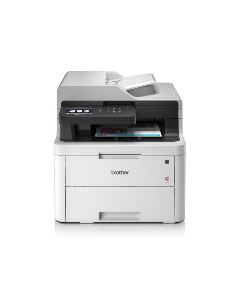 Imprimanta laser Brother MFC-L3730CDN,multifunctionala, color, A4, viteza monocrom 18ppm, viteza color 18ppm, 2400x600dpi, alb