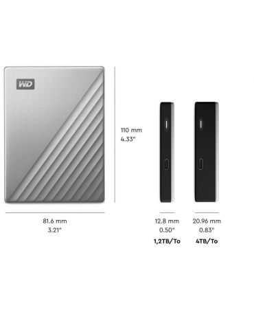 Hdd extern wd my passport ultra 2tb 2.5 usb 3.0 Wd - 1