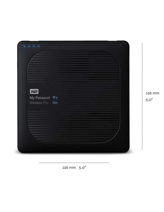 Hdd extern wd my passport wireless pro 4tb 2.5 usb Wd - 1
