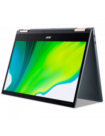 Laptop 2-in-1 Acer Spin 7 SP714-61NA,14",DDR4 8GB,Nand Flash 256GB,Adreno 685 Graphics,Win 10 Pro,Blue Acer - 7