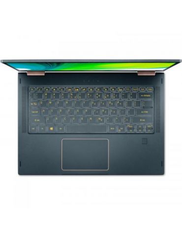 Laptop 2-in-1 Acer Spin 7 SP714-61NA,14",DDR4 8GB,Nand Flash 256GB,Adreno 685 Graphics,Win 10 Pro,Blue Acer - 8