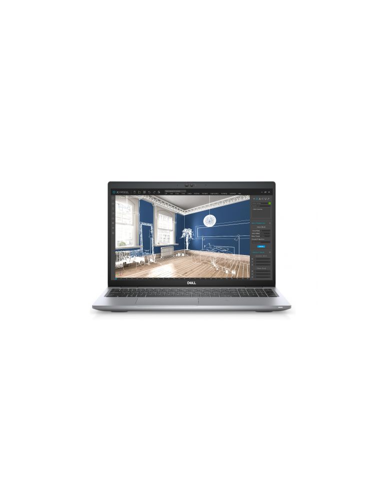 Laptop Dell Precision 3560,Intel Core i7-1165G7,15.6",RAM 16GB,SSD 512GB,nVidia Quadro T500 2GB,Win 11 Pro,Grey