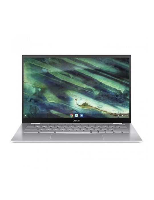 Laptop 2-in-1 Asus ChromeBook Flip C436FA-E10511, i5-10210U,14",RAM 8GB,SSD 128GB,Intel UHD Graphics,Chrome OS,Silver Asus - 2