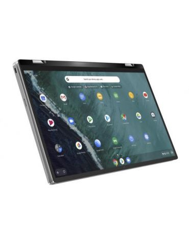 Laptop 2-in-1 Asus ChromeBook Flip C434TA-AI0510, M3-8100Y,14",RAM 4GB,eMMC 64GB,Intel HD Graphics 615,Chrome OS,Spangle Silver 