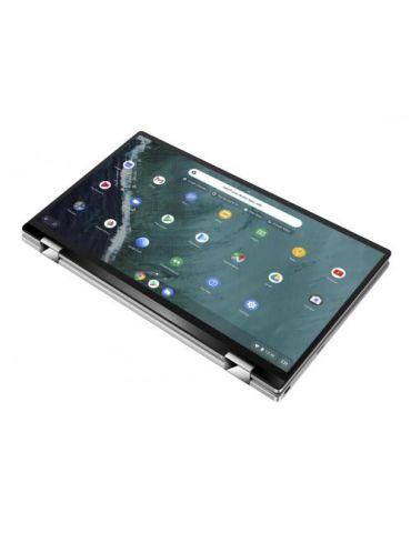Laptop 2-in-1 Asus ChromeBook Flip C434TA-AI0510, M3-8100Y,14",RAM 4GB,eMMC 64GB,Intel HD Graphics 615,Chrome OS,Spangle Silver 