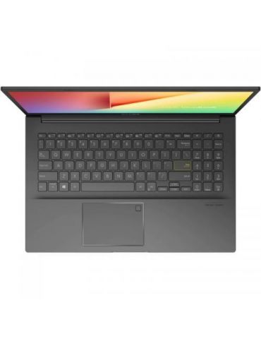Laptop ASUS VivoBook OLED K513EA-L12253,Intel Core i7-1165G7,15.6",RAM 8GB,SSD 512GB,Intel Iris Xe Graphics,No OS,Indie Black As