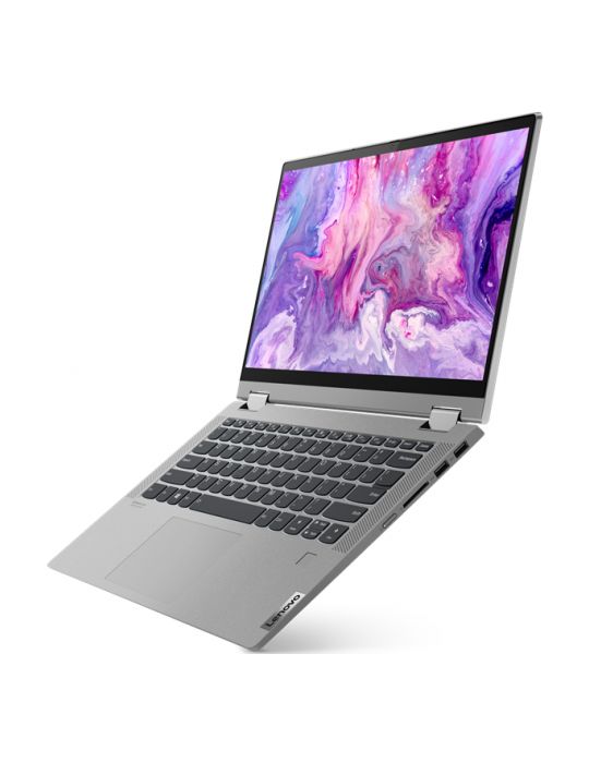 Laptop 2-in-1 Lenovo IdeaPad Flex 5 14ITL05,i5-1135G7,14",RAM 16GB,SSD 512GB,Intel Iris Xe Graphics,Win 10 Home,Platinum Grey Le