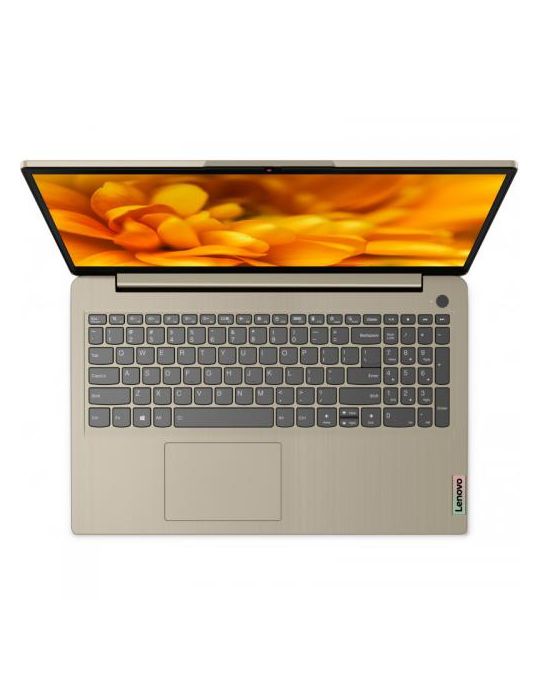 Laptop Lenovo IdeaPad 3 15ITL6, Intel Core i5-1135G7, 15.6inch, RAM 12GB, SSD 512GB, Intel Iris Xe Graphics, No OS, Sand Lenovo 